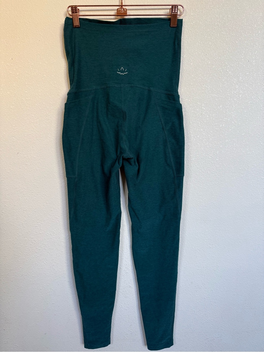Beyond Yoga Beyond The Bump Maternity Leggings XS Teal High Waist - Picture 4 of 9